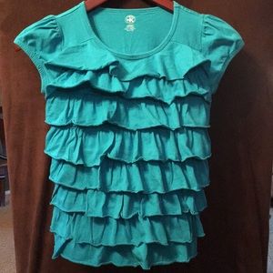 Girls ruffle top